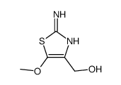 (2-amino-5-methoxy-1,3-thiazol-4-yl)methanol Structure