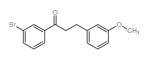 3'-BROMO-3-(3-METHOXYPHENYL)PROPIOPHENONE structure