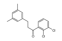 2',3'-DICHLORO-3-(3,5-DIMETHYLPHENYL)PROPIOPHENONE Structure