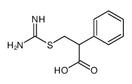 3-carbamimidoylsulfanyl-2-phenyl-propionic acid Structure