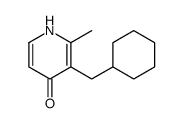 3-(cyclohexylmethyl)-2-methyl-1H-pyridin-4-one Structure