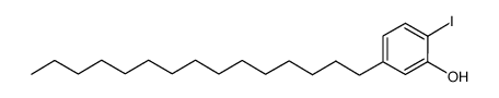 2-iodo-5-pentadecylphenol Structure