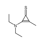 2-(diethylamino)-3-methylcycloprop-2-ene-1-thione结构式