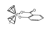 dicyclopentadienylvanadium salicylate Structure