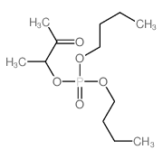 3-dibutoxyphosphoryloxybutan-2-one结构式