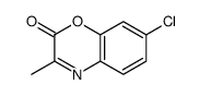 7-chloro-3-methyl-1,4-benzoxazin-2-one Structure