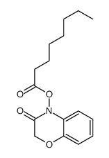 (3-oxo-1,4-benzoxazin-4-yl) octanoate结构式