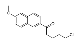 5-chloro-1-(6-methoxynaphthalen-2-yl)pentan-1-one结构式