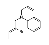 N-(2-bromobut-2-enyl)-N-prop-2-enylaniline结构式