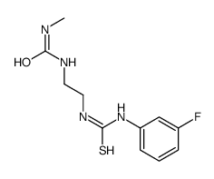 1-[2-[(3-fluorophenyl)carbamothioylamino]ethyl]-3-methylurea结构式