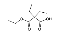 2-(ethoxycarbonyl)-2-ethylbutanoic acid Structure