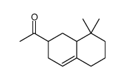 1-(1,2,3,5,6,7,8,8a-octahydro-8,8-dimethyl-2-naphthyl)ethan-1-one structure