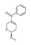 Methyl-2,3,4-tridesoxy-4-phenylsulfinyl-α-D-glycero-pent-3-enopyranosid结构式