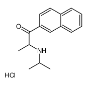 1-naphthalen-2-yl-2-(propan-2-ylamino)propan-1-one,hydrochloride Structure