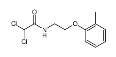 dichloro-acetic acid-(2-o-tolyloxy-ethylamide)结构式