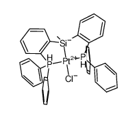 [(κ3-(2-Ph2PC6H4)2SiMe)PtCl]结构式