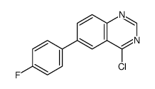 4-氯-6-(4-氟苯基)-喹唑啉结构式