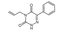 4-allyl-6-phenyl-2H-[1,2,4]triazine-3,5-dione Structure