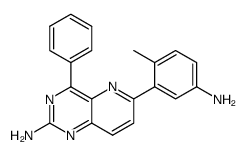 4-phenyl-6-(5-amino-2-methyl phenyl)pyrido[3,2-d]pyrimidin-2-ylamine结构式