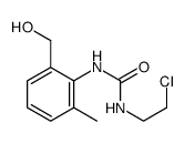1-(2-chloroethyl)-3-[2-(hydroxymethyl)-6-methylphenyl]urea Structure