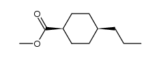 methyl cis-4-n-propylcyclohexanecarboxylate结构式