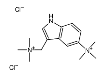 trimethyl-[[5-(trimethylazaniumyl)-1H-indol-3-yl]methyl]azanium,dichloride结构式