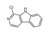 1-Chlor-9H-pyrido[3,4-b]indol结构式