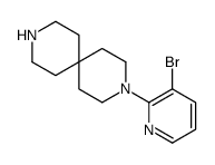 3-(6-溴-吡啶-2-基)-3,9-二氮杂螺[5.5]十一烷结构式