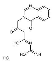 N-carbamoyl-3-oxo-4-(4-oxoquinazolin-3-yl)butanamide,hydrochloride结构式