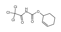 (2,2,2-trichloroacetyl)carbamic acid cyclohex-2-enyl ester结构式