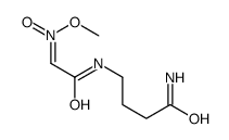 2-[(4-amino-4-oxobutyl)amino]-N-methoxy-2-oxoethanimine oxide Structure