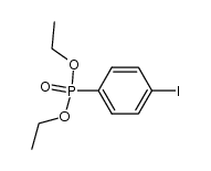 (4-iodophenyl)phosphonate de diethyle结构式