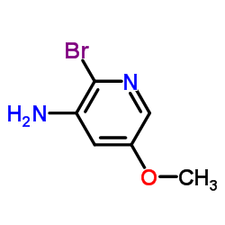 2-Bromo-5-methoxypyridin-3-amine structure