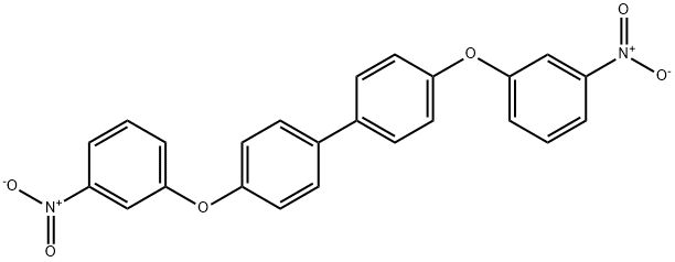 4,4'-Bis(3-nitrophenoxy)biphenyl Structure