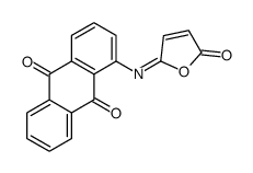 1-[(5-oxofuran-2-ylidene)amino]anthracene-9,10-dione结构式