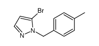 5-bromo-1-[(4-methylphenyl)methyl]pyrazole Structure