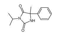 (+/-)-3-isopropyl-5-methyl-5-phenylimidazoline-2,4-dione Structure