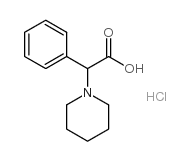 苯基哌啶-1-基乙酸盐酸盐结构式