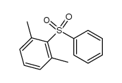 (2,6-dimethylphenyl)-phenyl sulfone Structure