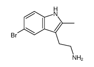 2-(5-bromo-2-methyl-indol-3-yl)-ethylamine Structure