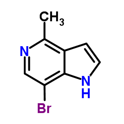 1H-Pyrrolo[3,2-c]pyridine, 7-bromo-4-Methyl- Structure