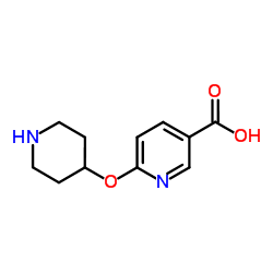 6-(4-Piperidinyloxy)nicotinic acid结构式