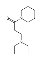 3-(diethylamino)-1-piperidin-1-ylpropane-1-thione结构式