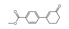 4-(3-oxocyclohex-1-enyl)-benzoic acid methyl ester结构式