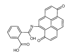 2-[(3,8-dioxopyren-4-yl)carbamoyl]benzoic acid Structure