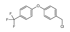 1-(chloromethyl)-4-[4-(trifluoromethyl)phenoxy]benzene Structure