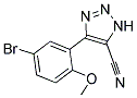 4-(5-BROMO-2-METHOXYPHENYL)-1H-1,2,3-TRIAZOLE-5-CARBONITRILE Structure