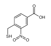 3-nitro-4-(sulfanylmethyl)benzoic acid结构式