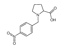 1-(4-nitrobenzyl)pyrrolidine-2-carboxylic acid Structure