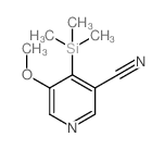 5-Methoxy-4-(trimethylsilyl)nicotinonitrile picture
